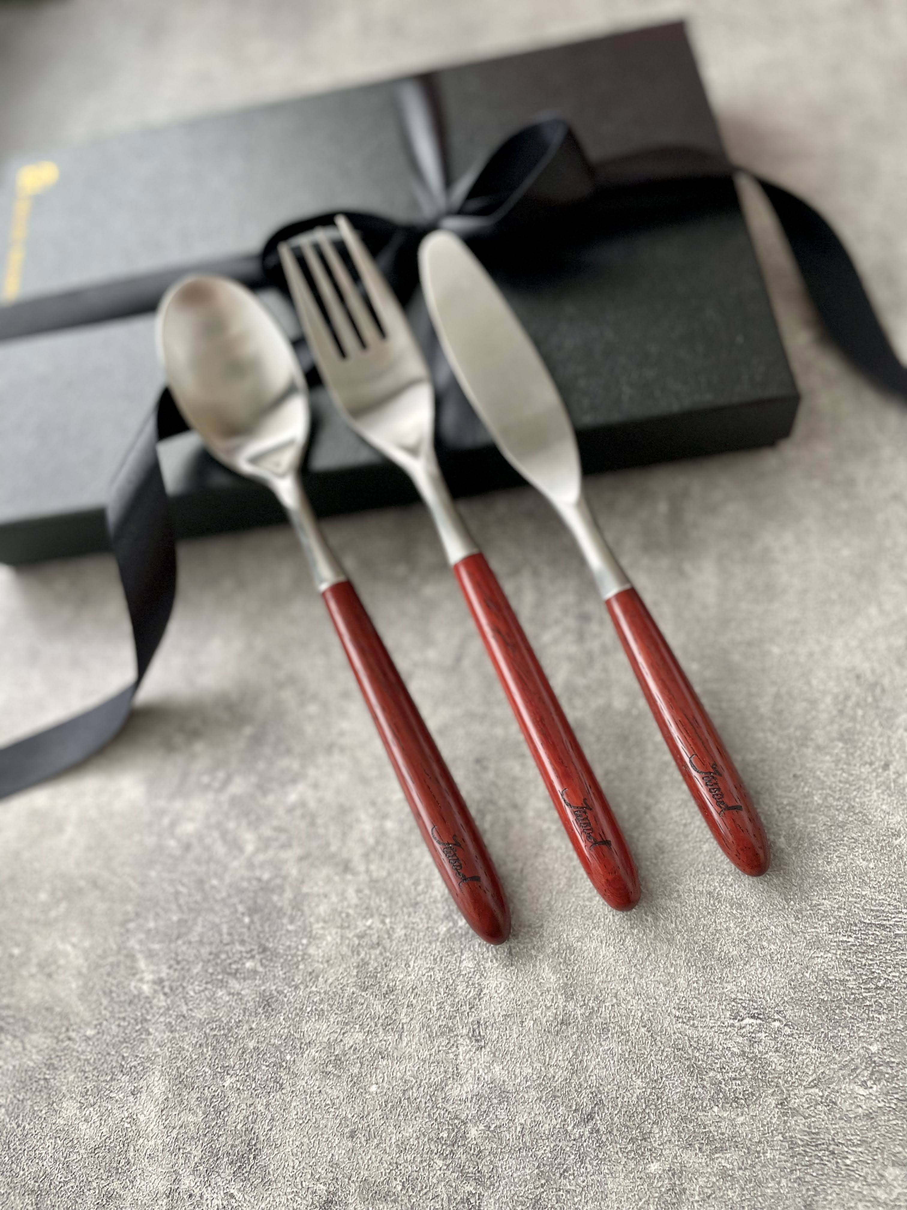 非洲紫檀餐具組 視角 3