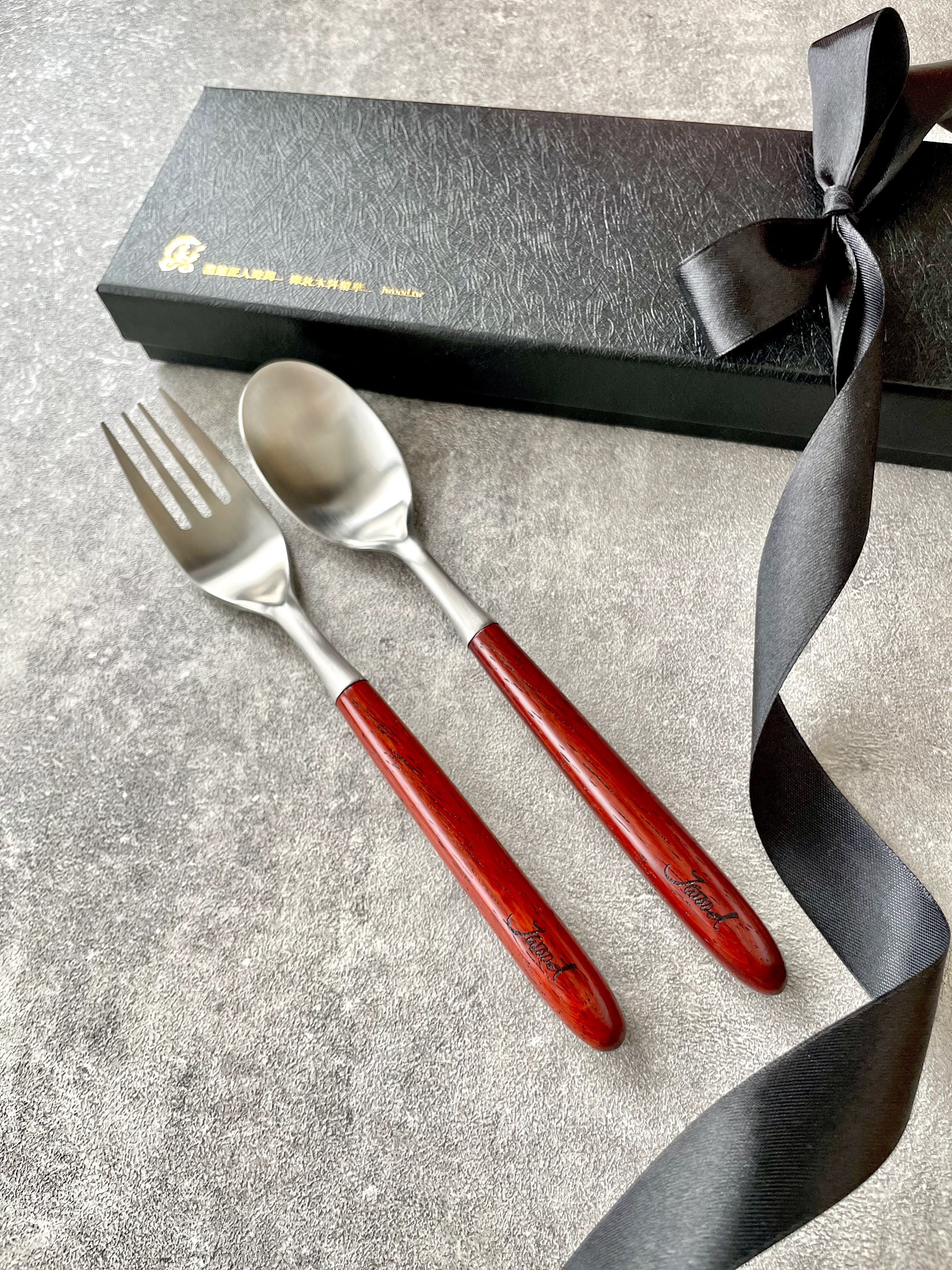 非洲紫檀餐具組 視角 5